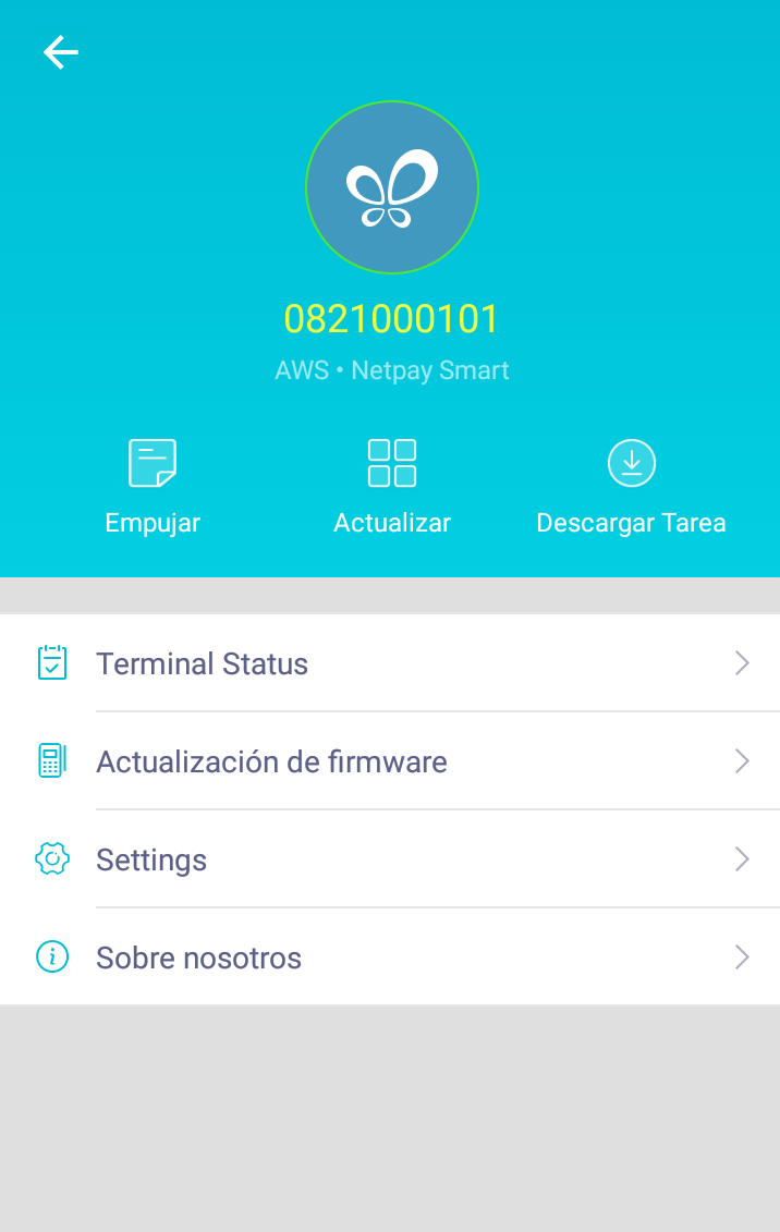 Ajustes Netpay Market tpv Smart