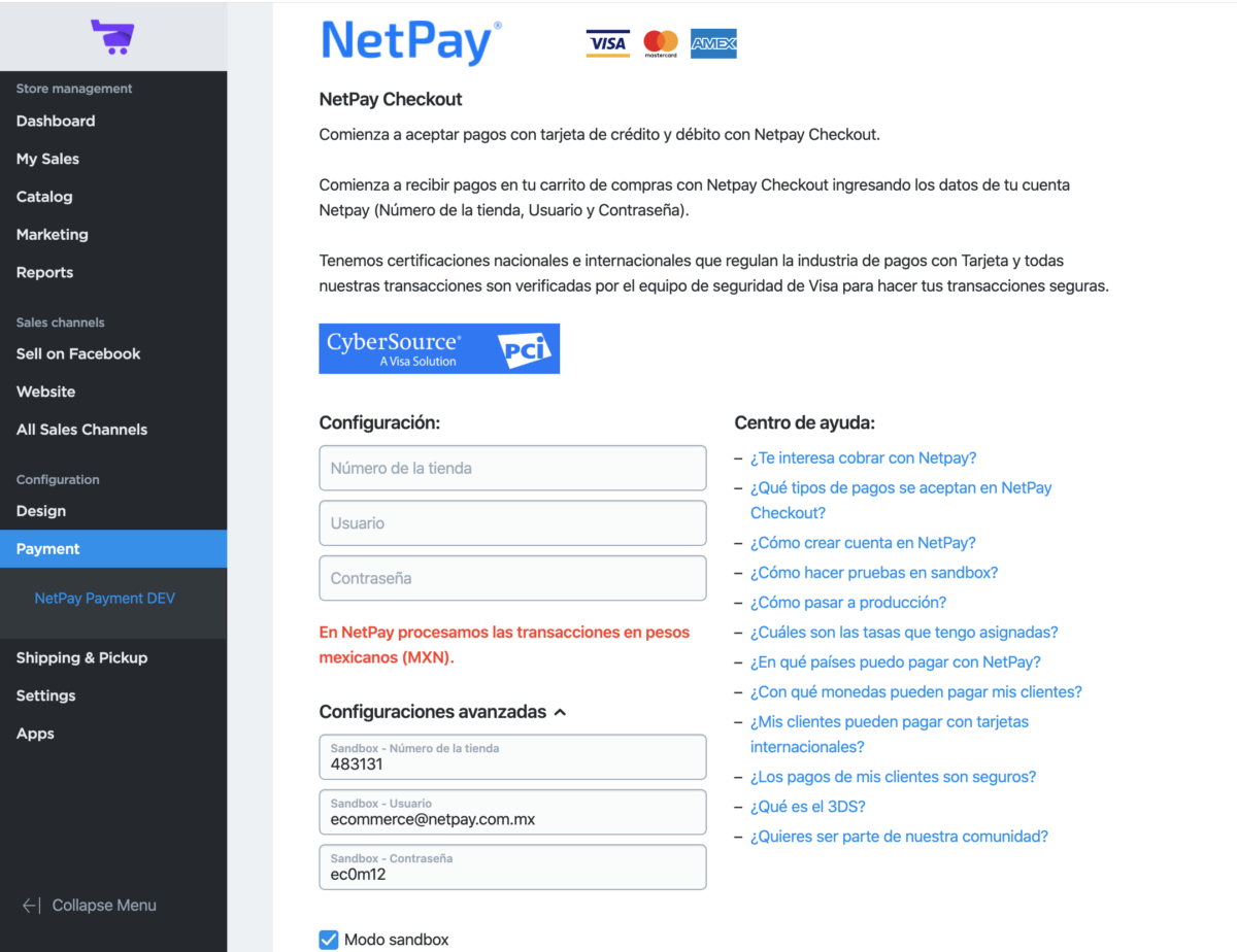 Netpay Certificate ¿How to test with NetPay Maker? – NetPay Docs